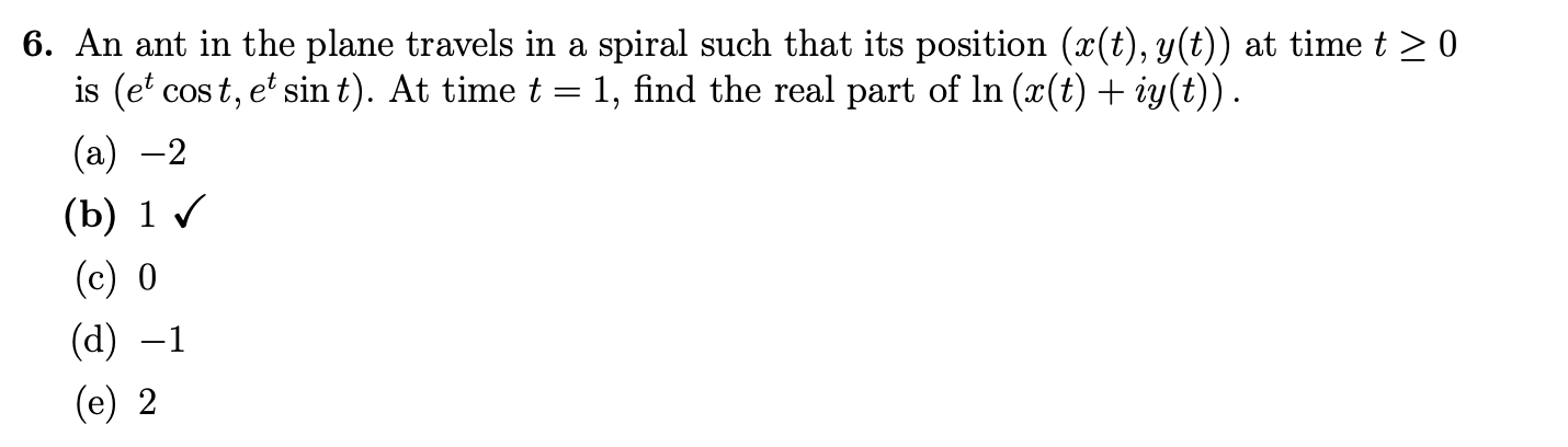 TIFR ECE 2023 | Question-6